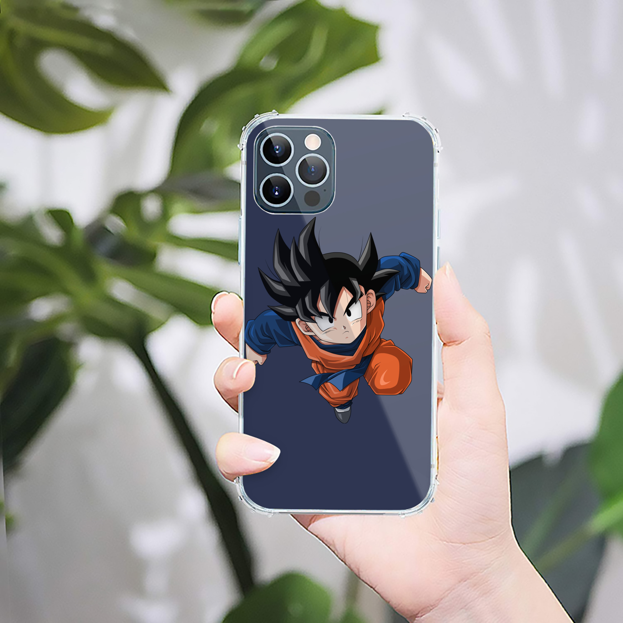 （画像用） ドラゴンボール 孫悟空（そん ごくう）Son Goku カカロット DRAGON BALL Kakarotto 【iPhone 12シリーズ対応】透明スマホケース（クリアソフトケース）